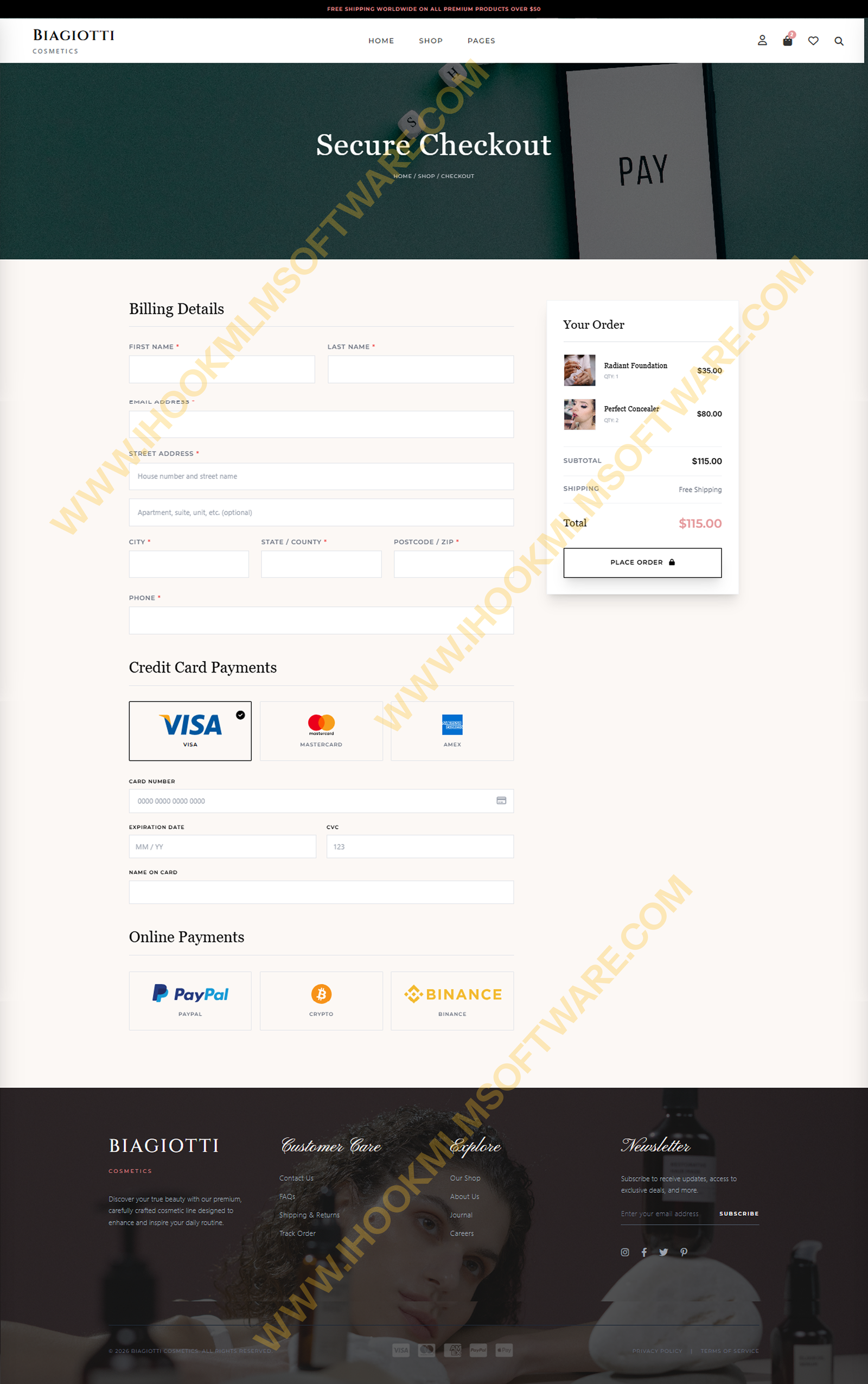 Checkout Preview