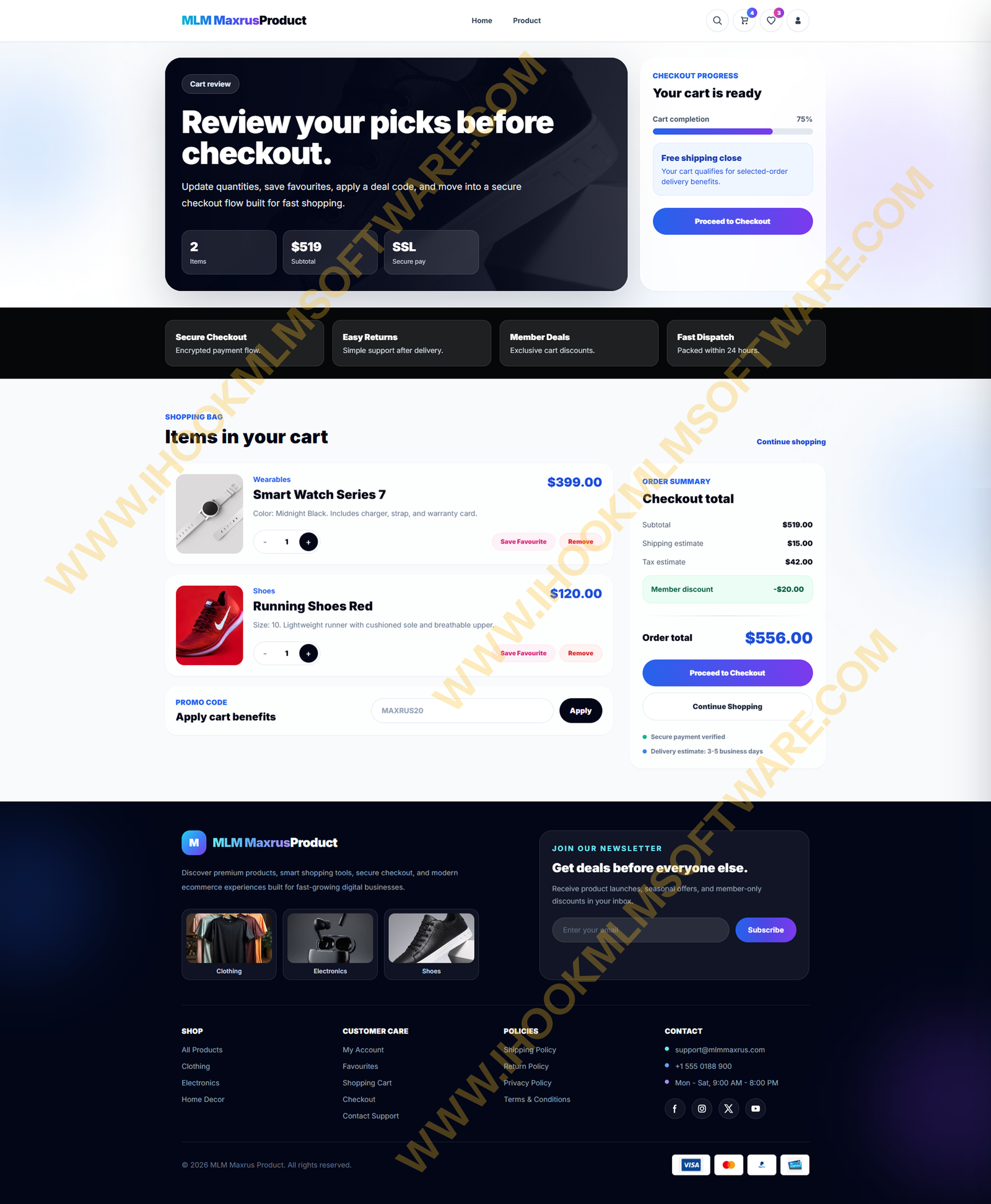 Cart Preview
