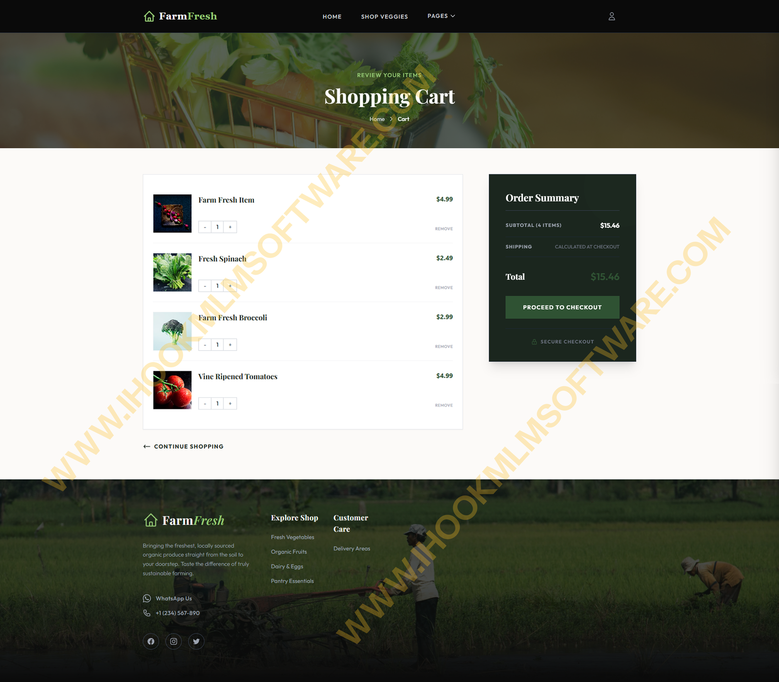 Cart Preview