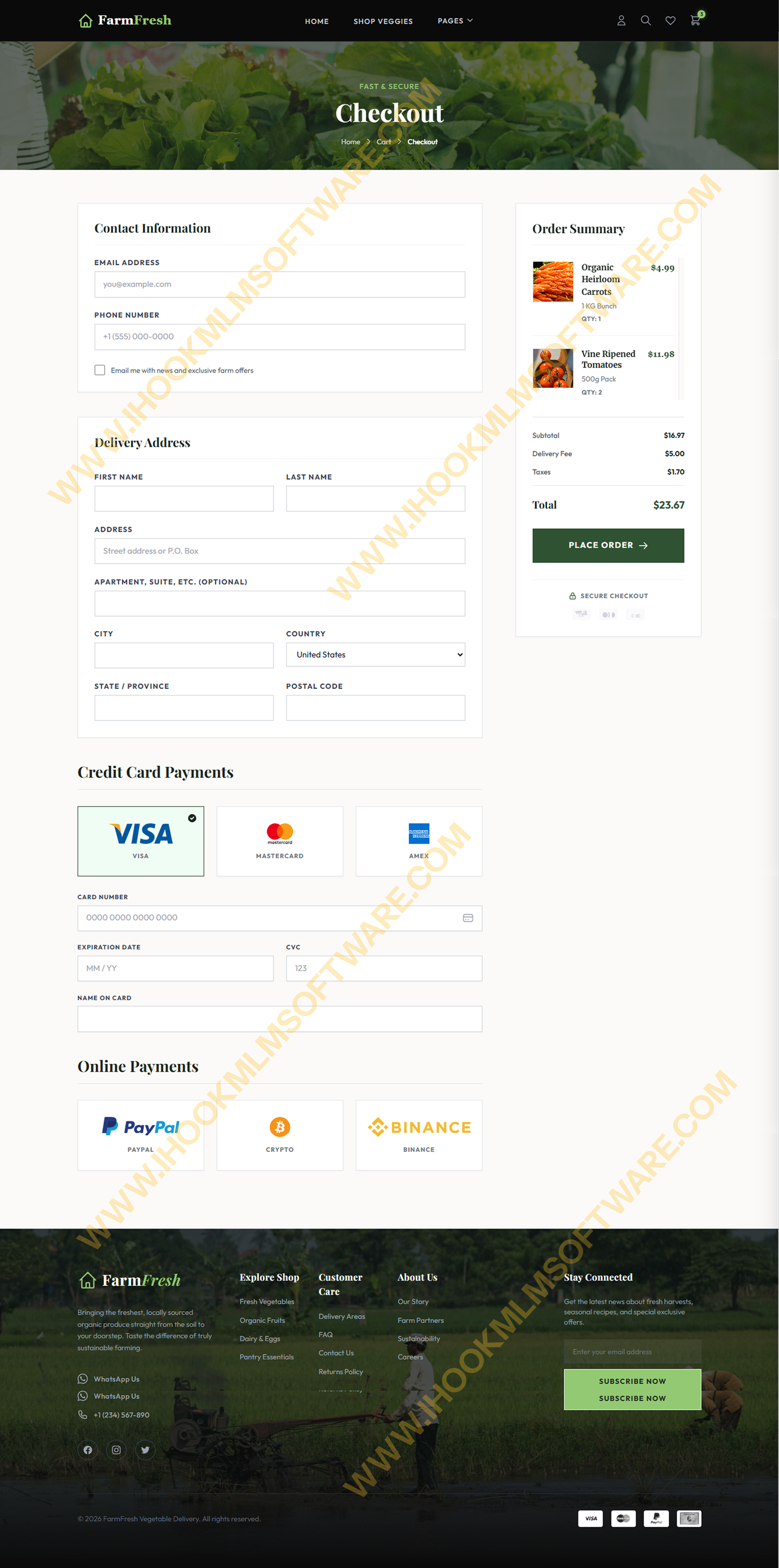 Checkout Preview
